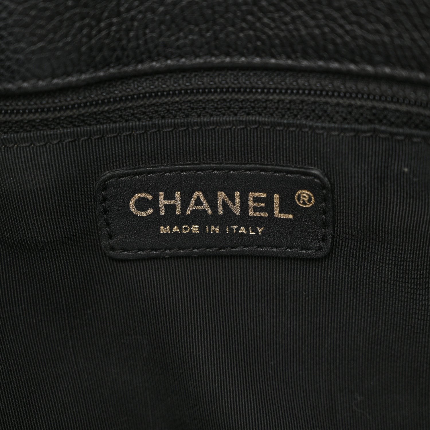 Chanel Calfskin Cerf Executive Shopper Tote Black 6 of 12