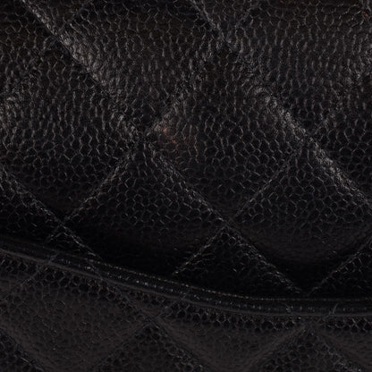 Chanel Caviar Quilted Medium Double Flap Black 10 of 11