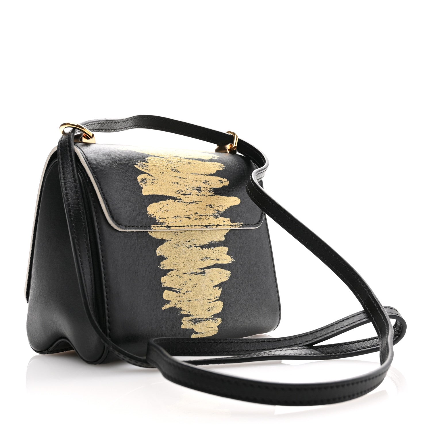 Louis Vuitton Calfskin Twist Shoulder Bag PM Light Gold 3 of 10