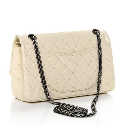 Chanel Glazed Calfskin Quilted 2.55 Reissue 225 Flap Ivory 3 of 7
