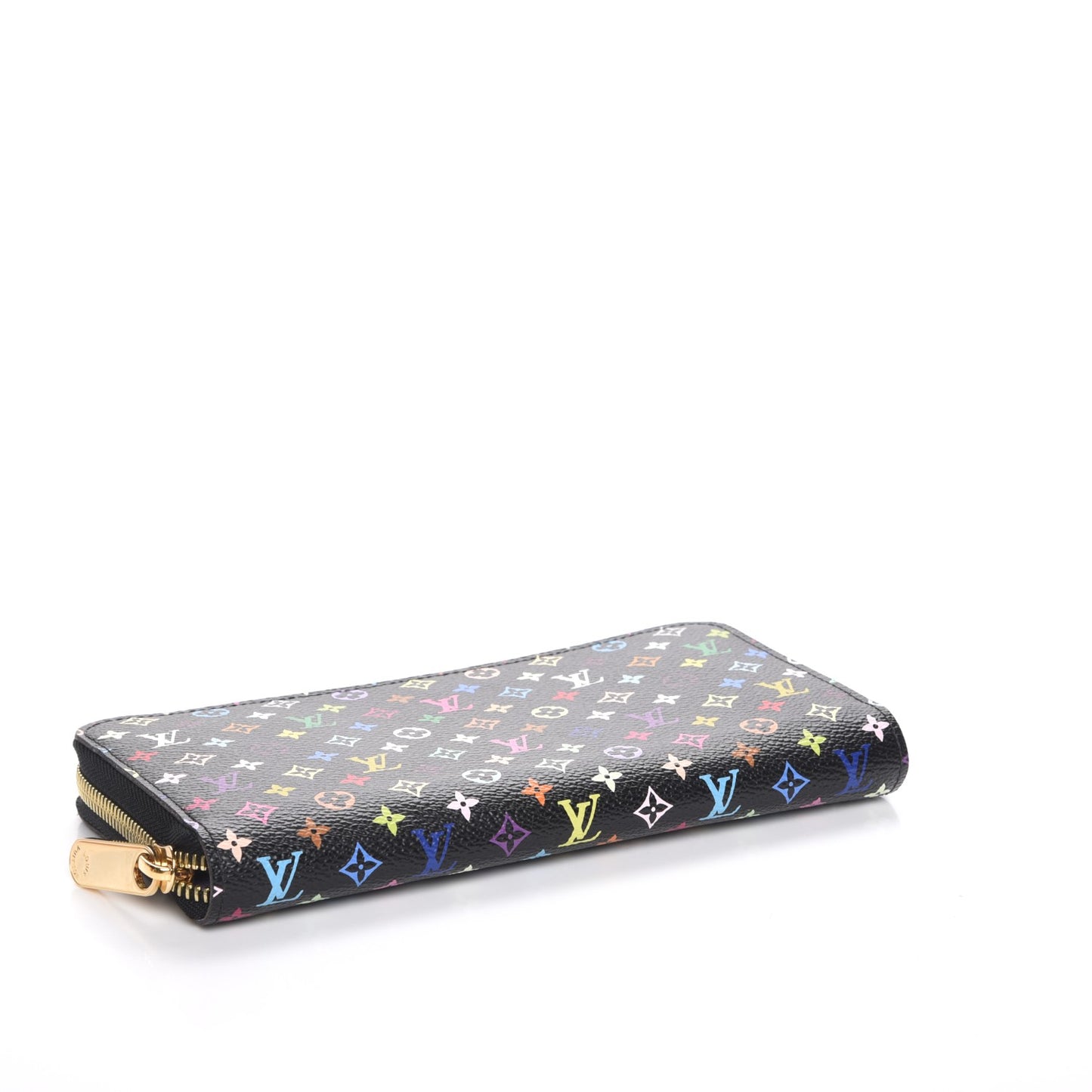 Monogram Multicolor Zippy Wallet Black Violet