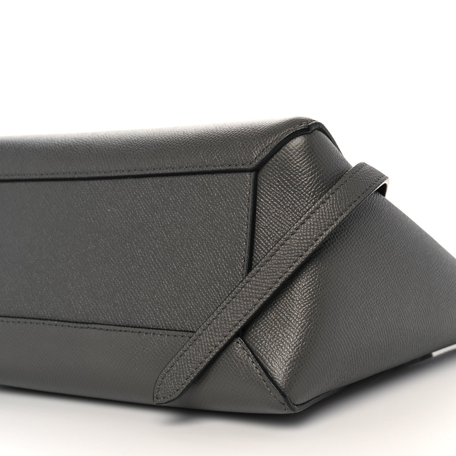Celine Grained Calfskin Micro Belt Bag Grey 9 of 9