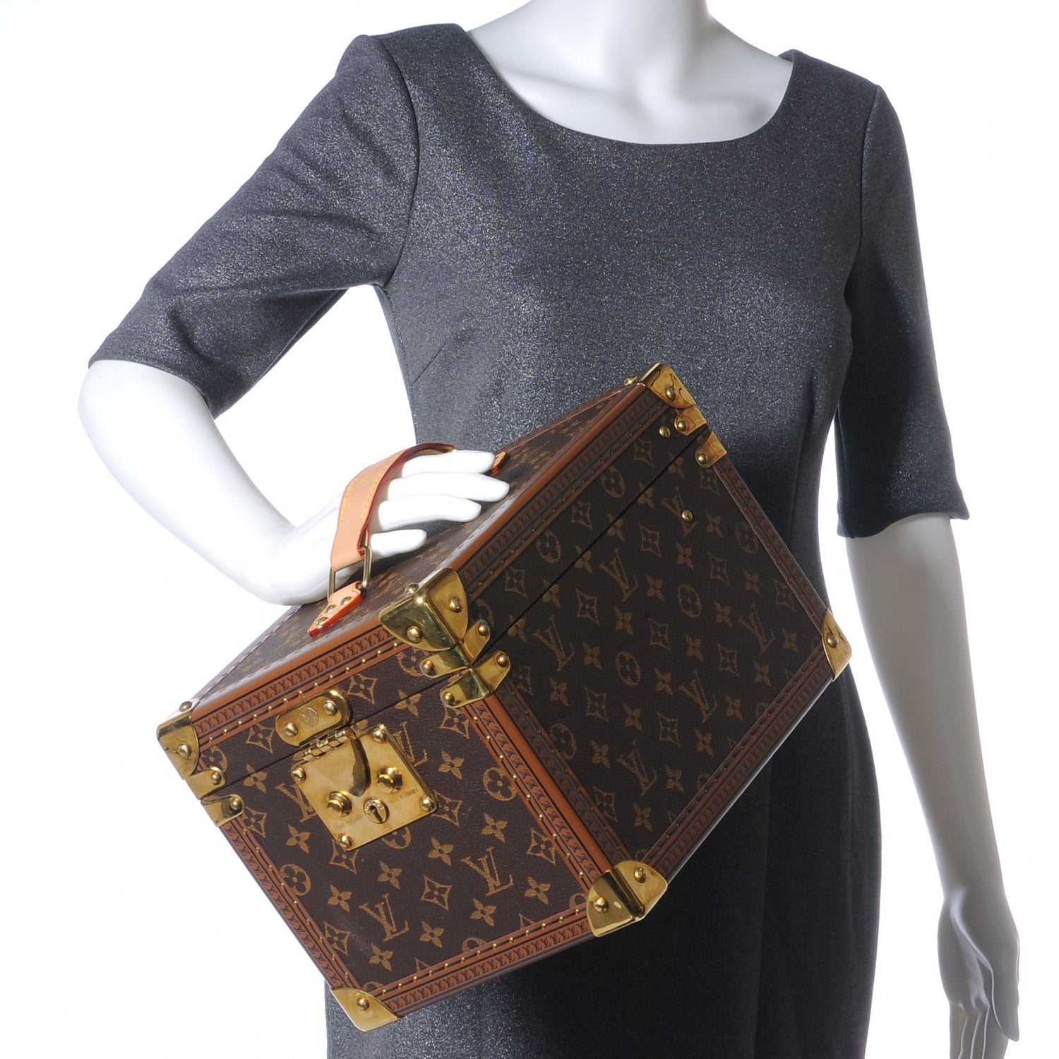 Louis Vuitton Monogram Boite Flacons Beauty Train Trunk Case 2 of 7