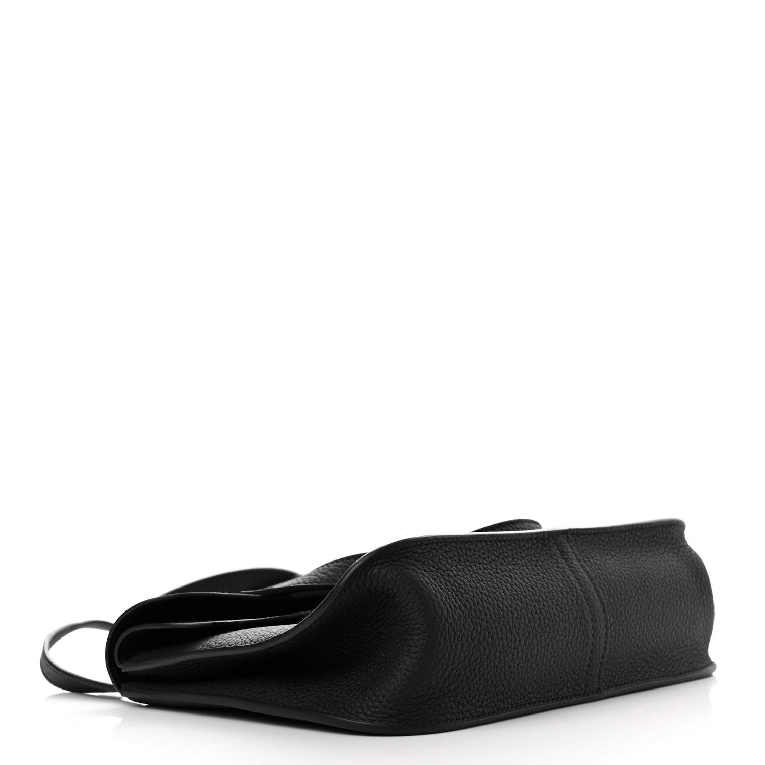 Hermes Taurillon Clemence Halzan 25 Black 4 of 12