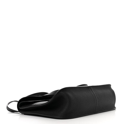 Hermes Taurillon Clemence Halzan 25 Black 4 of 12