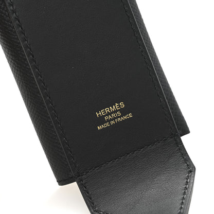 Hermes Swift Epsom Pocket Kelly Shoulder Strap Black 4 of 9