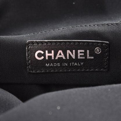 Chanel Iridescent Calfskin Chic Quilt Frame Tote White 6 of 8