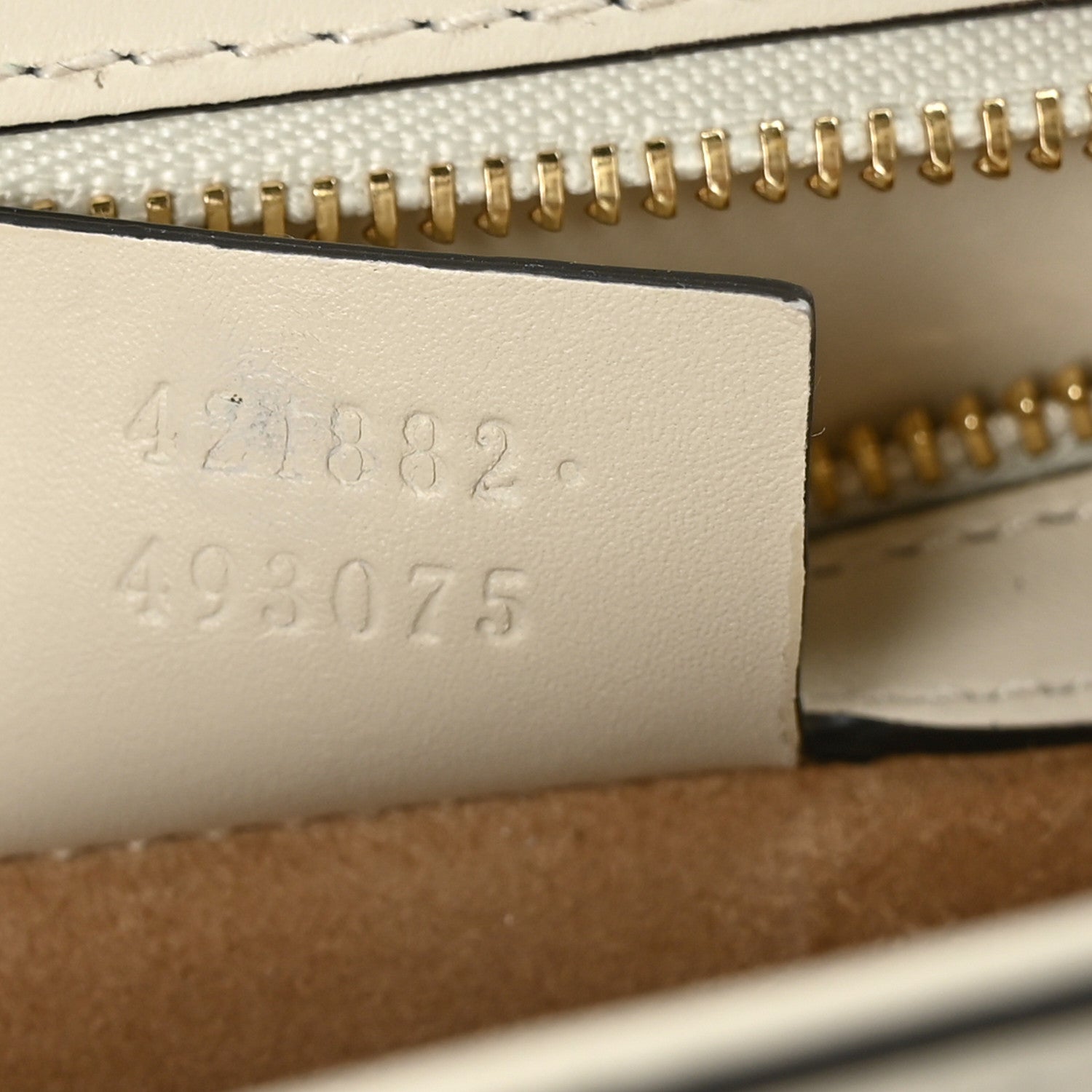 Gucci Calfskin Small Sylvie Shoulder Bag Off White 7 of 8