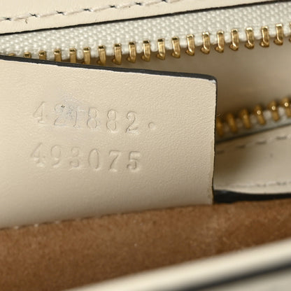 Gucci Calfskin Small Sylvie Shoulder Bag Off White 7 of 8
