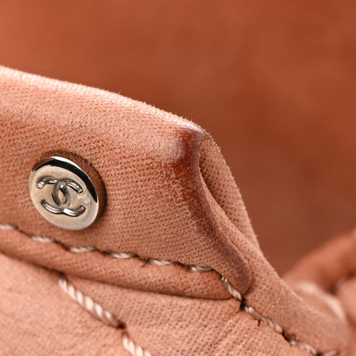 Chanel Iridescent Calfskin Quilted Small Sea Hit Tote Light Pink 15 of 16