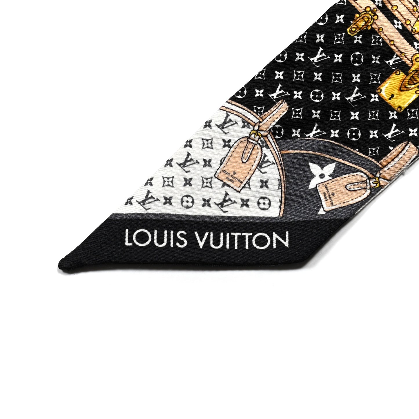 Silk Monogram Let's Go BB Bandeau Black