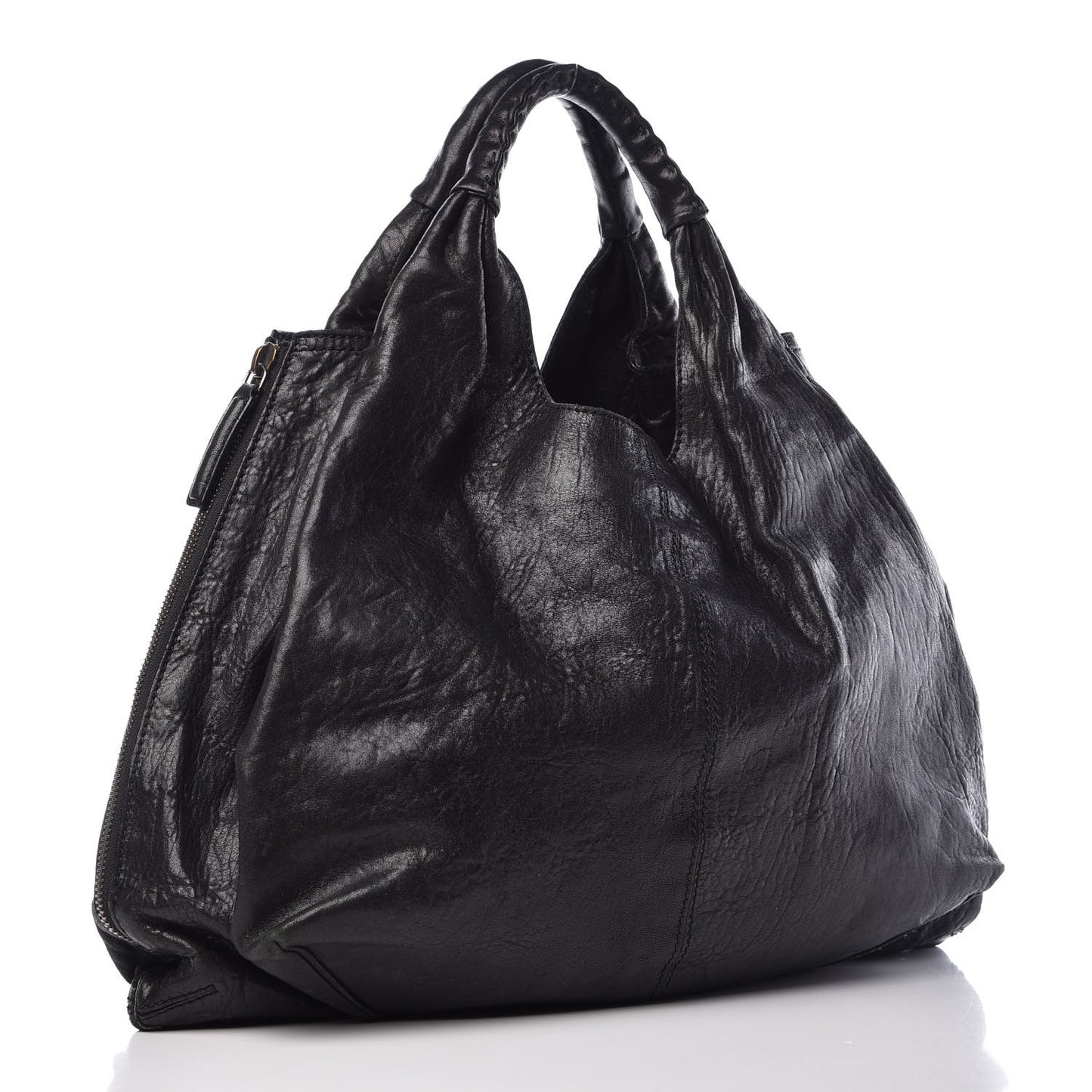 Leather Large Elschia Hobo Black