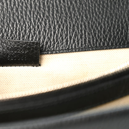 Gucci Pebbled Calfskin Small Dionysus Shoulder Bag Black 7 of 12