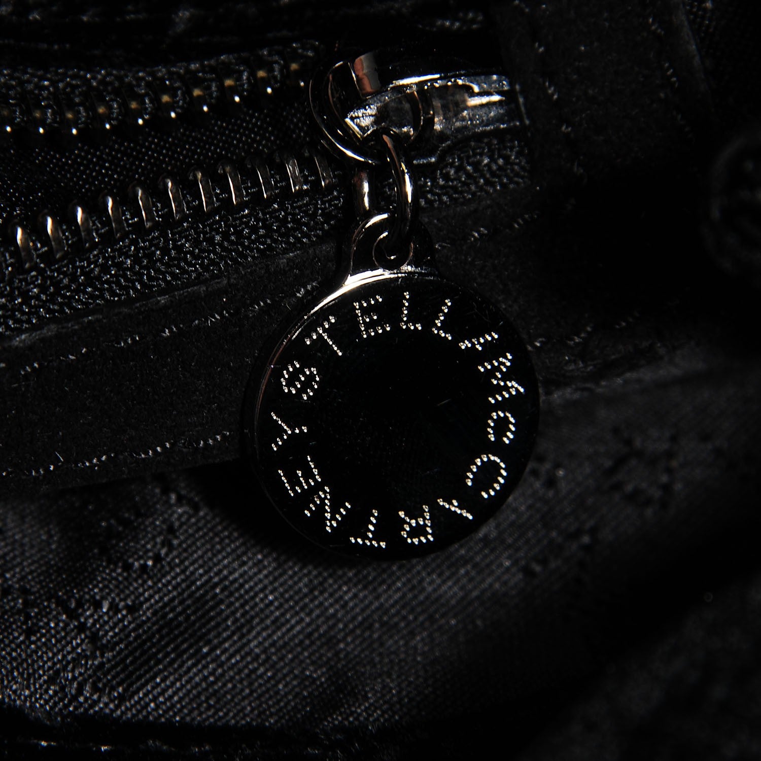Stella McCartney Velvet Falabella Small Tote Black 6 of 11