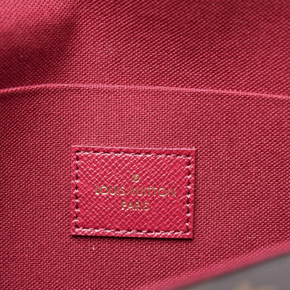 Louis Vuitton Monogram Pochette Felicie Chain Wallet Fuchsia 8 of 11