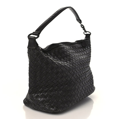 Bottega Veneta Nappa Intrecciato Small Shoulder Bag Ebano 2 of 8