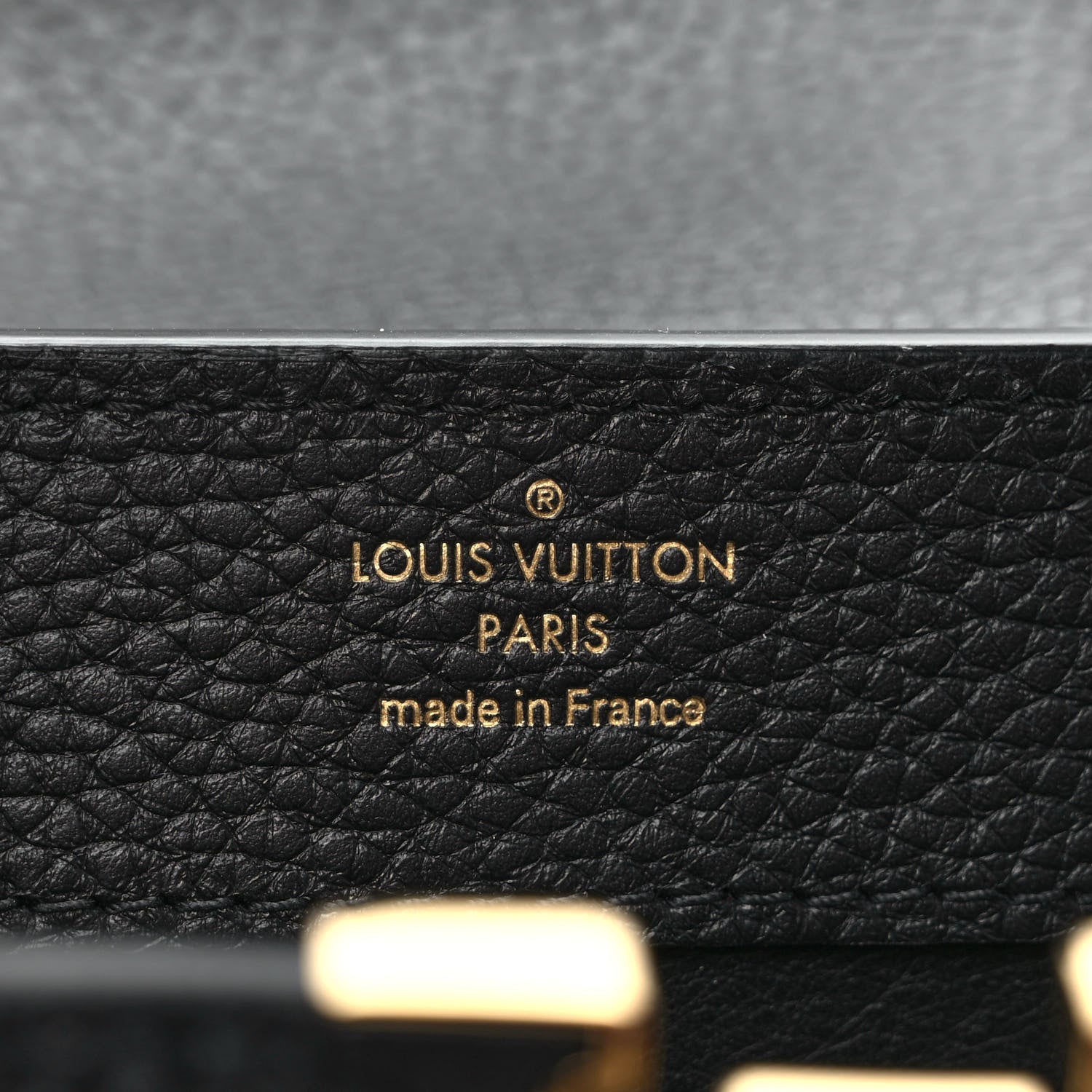 Louis Vuitton Taurillon Mini Capucines Black 6 of 8