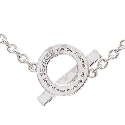Hermes 18K White Gold Diamond Finesse Bracelet SH 4 of 4