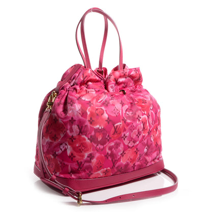 Louis Vuitton Nylon Monogram Ikat Noefull MM Rose Indien 3 of 7