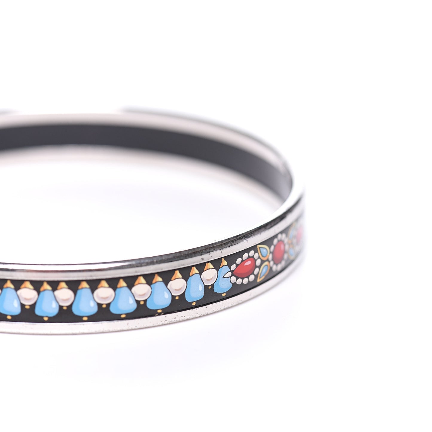 Enamel Printed Narrow Parures Des Maharajas Bracelet 65