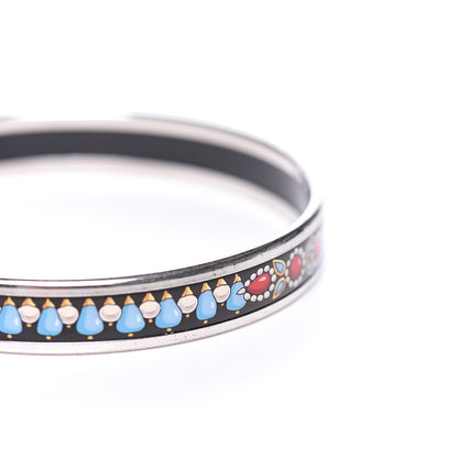 Hermes Enamel Printed Narrow Parures Des Maharajas Bracelet 65 3 of 6