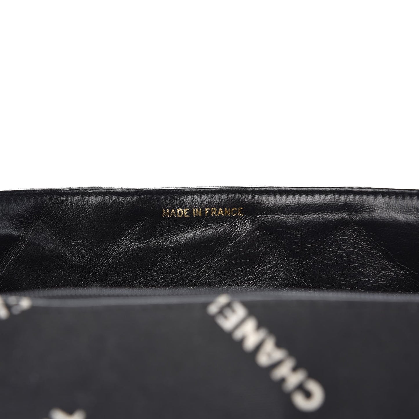 Canvas Quilted XL Jumbo Single Flap Black