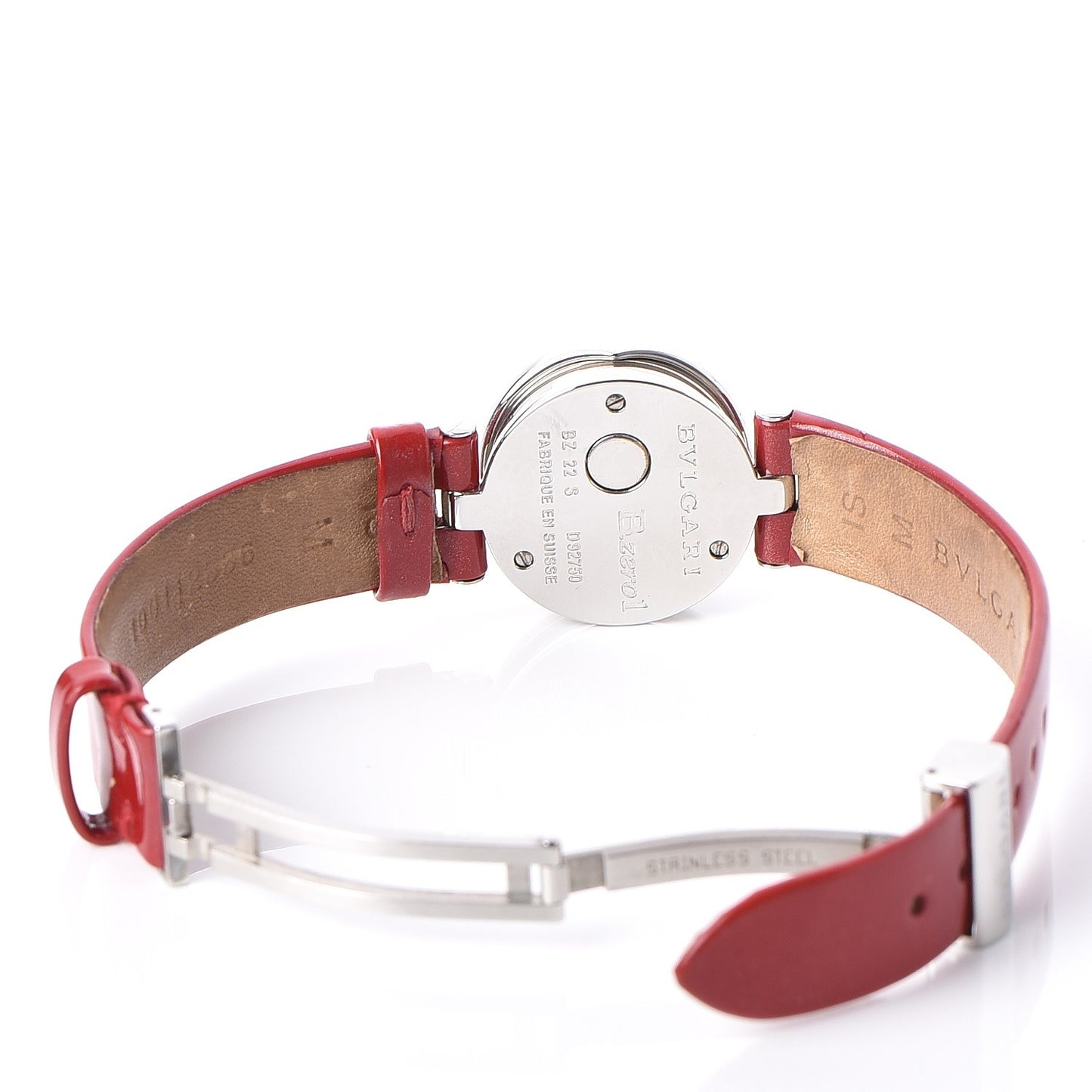 Stainless Steel Pink Mother of Pearl 22mm B.Zero1 Quartz Watch