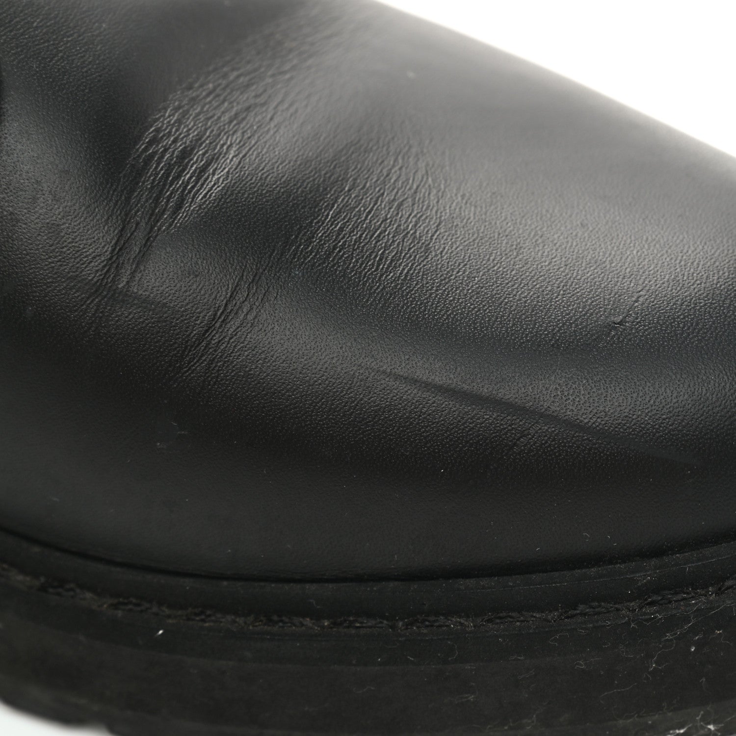 Fendi Calfskin Stretch Fabric Rockoko Biker Boots 41 Tobacco Black Marino 8 of 10