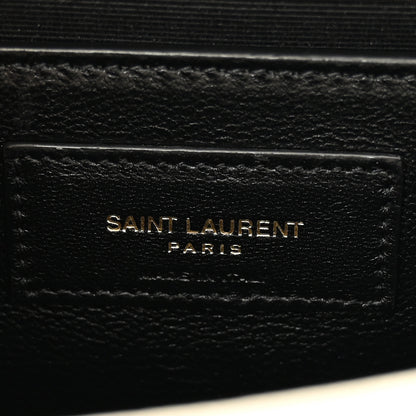 Saint Laurent Grain De Poudre Small Classic Monogram Kate Satchel Crema Soft 6 of 11