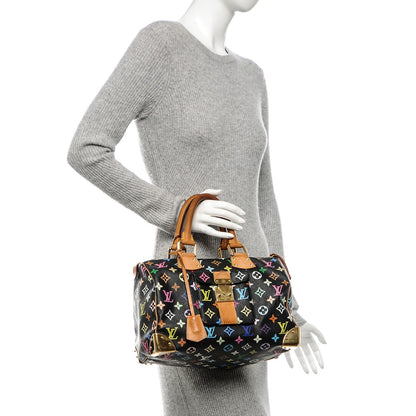 Louis Vuitton Monogram Multicolor Speedy 30 Black 2 of 6