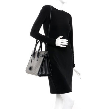 Saint Laurent Calfskin Studded Small Sac De Jour Black 2 of 9
