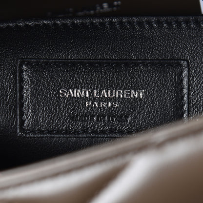 Saint Laurent Calfskin Y Quilted Monogram Small Loulou Chain Satchel Faggio 6 of 10