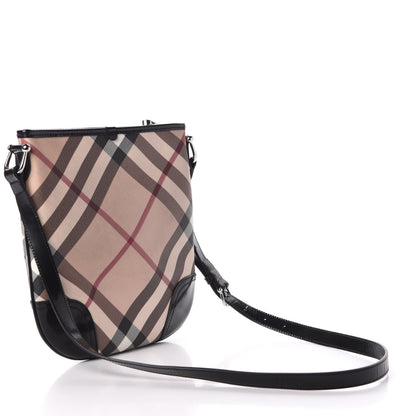 Burberry Supernova Check Small Dryden Crossbody Bag Black 3 of 8