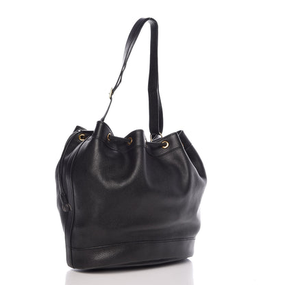 Hermes Evergrain Market Drawstring Bag 28 Black 3 of 8