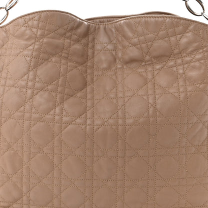 Christian Dior Lambskin Cannage Large Dior Soft Hobo Beige 8 of 13