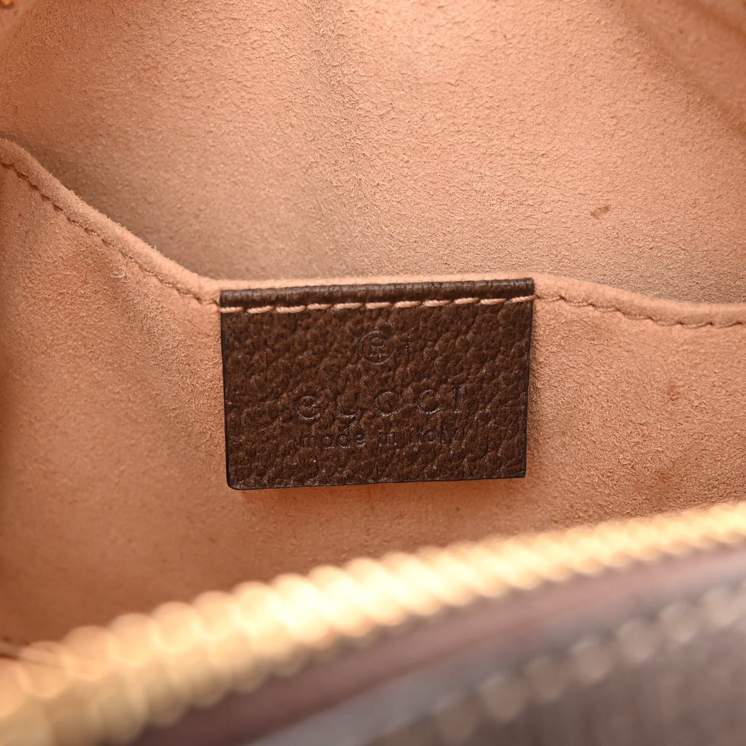 Gucci GG Supreme Monogram Web Mini Ophidia Shoulder Bag Brown 6 of 11