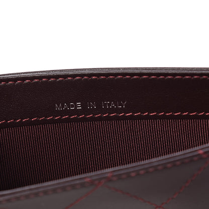 Chanel Calfskin Stitched Removable Insert Burgundy 7 of 8