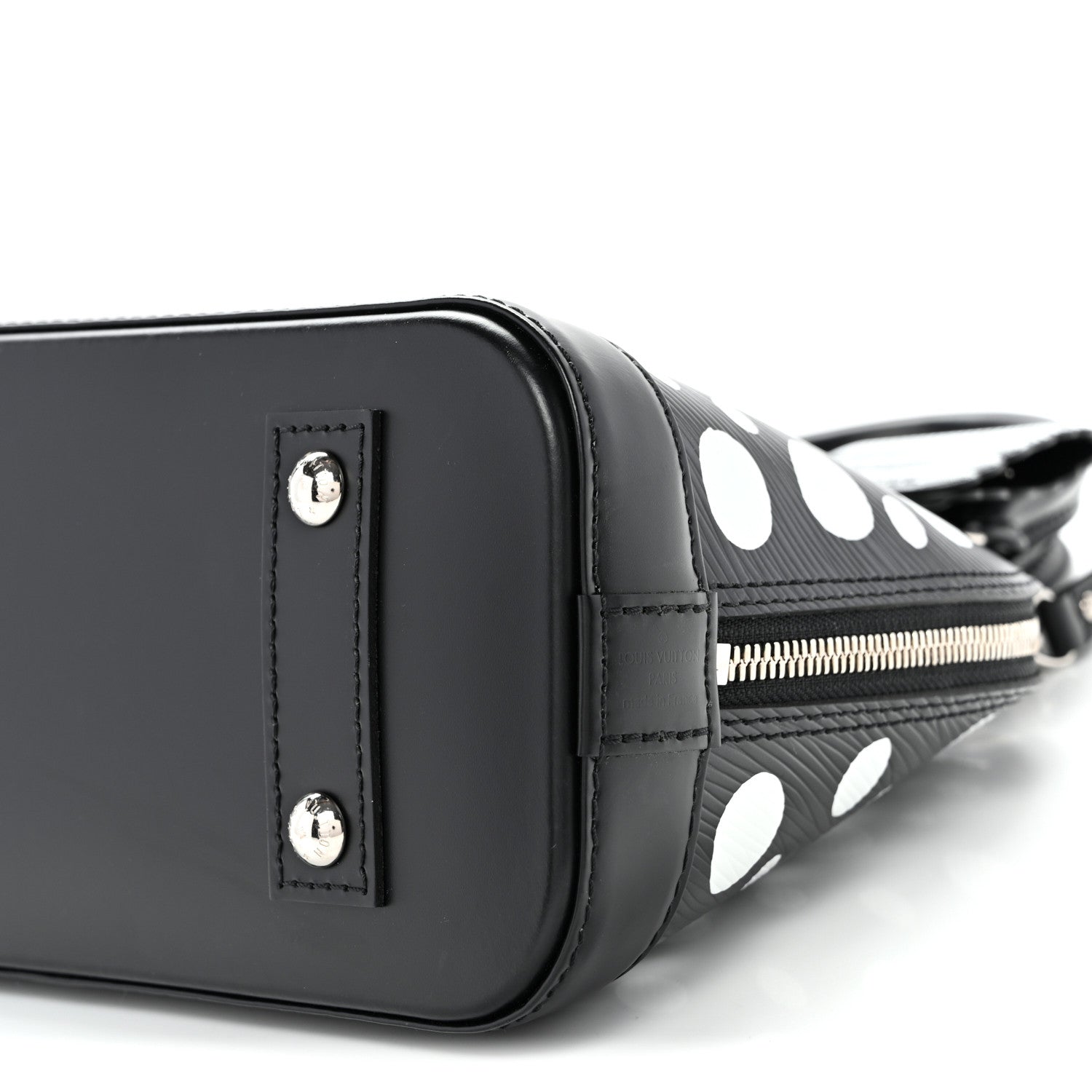 Louis Vuitton X YK Epi Alma BB Black White 9 of 9