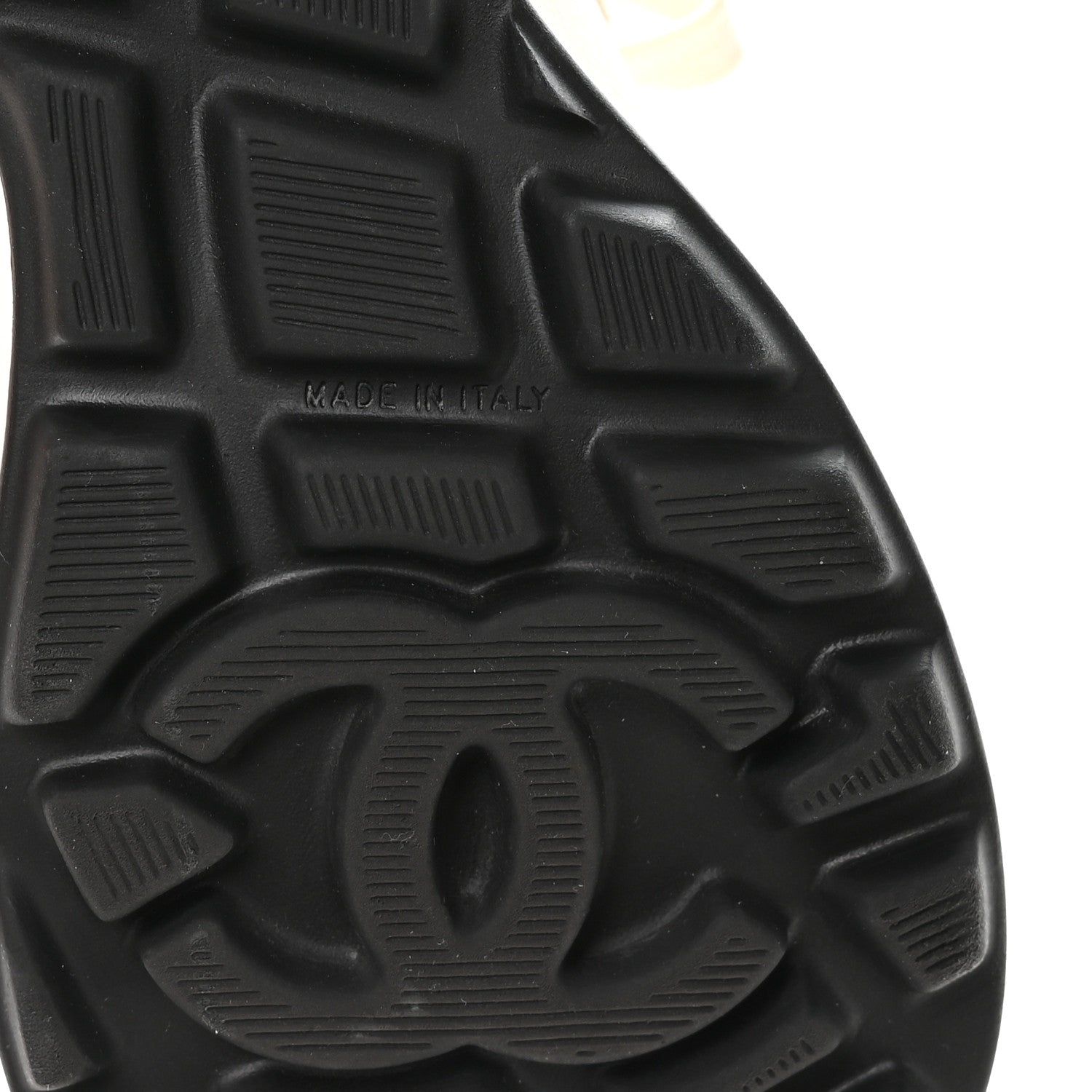 Chanel Calfskin Perforated CC Sneakers 38 White 7 of 8