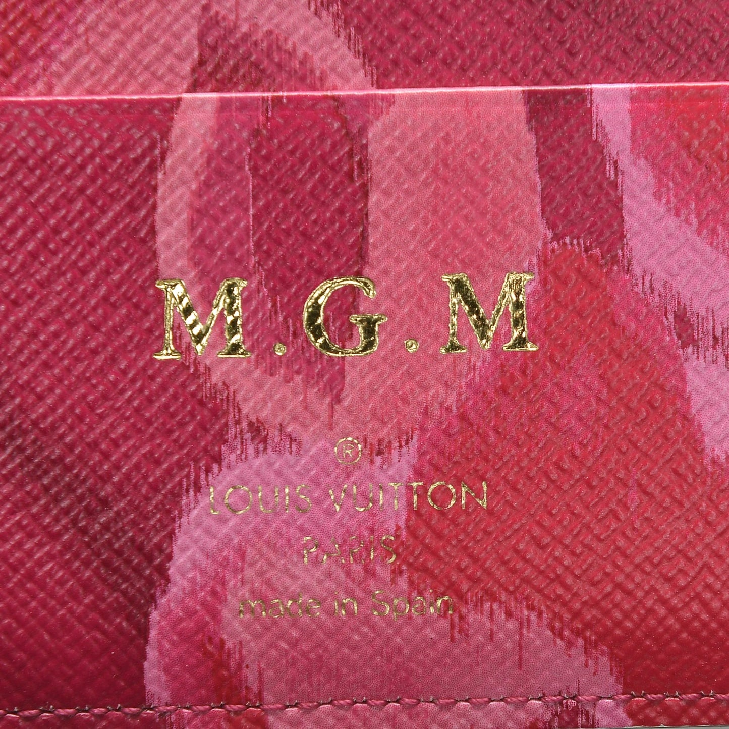 Monogram Articles de Voyage Ikat Insolite Wallet Rose Indien