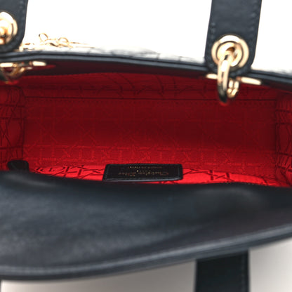 Christian Dior Lambskin Cannage Small My ABCDior Lady Dior Black 5 of 10