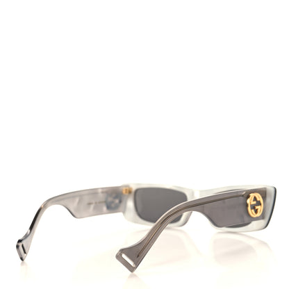 Gucci Acetate Rectangular GG0516S Sunglasses Grey Gold 4 of 7
