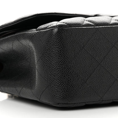 Chanel Caviar Quilted Jumbo Double Flap Black 9 of 14