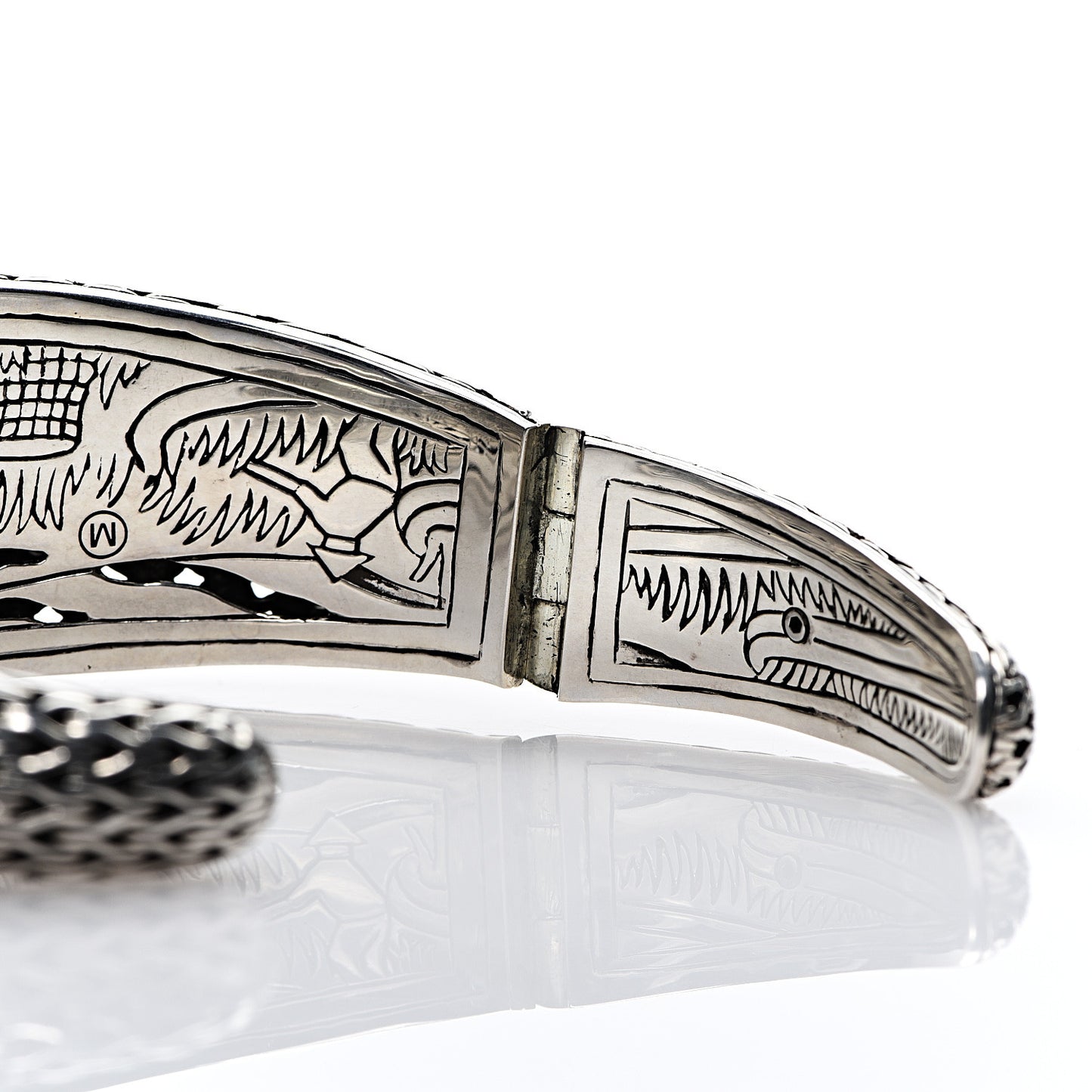 Sterling Silver Classic Chain Cuff Bracelet