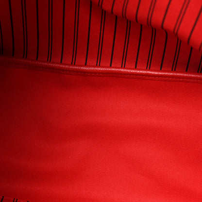 Louis Vuitton Monogram Inside Out Neverfull Bandouliere MM Rouge Sari 5 of 9