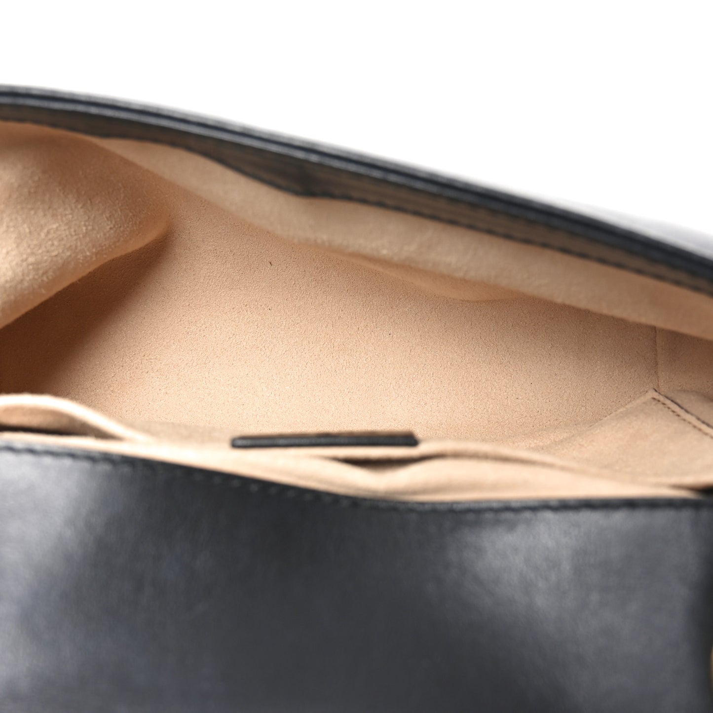 Calfskin Matelasse Mini GG Marmont Shoulder Bag Black