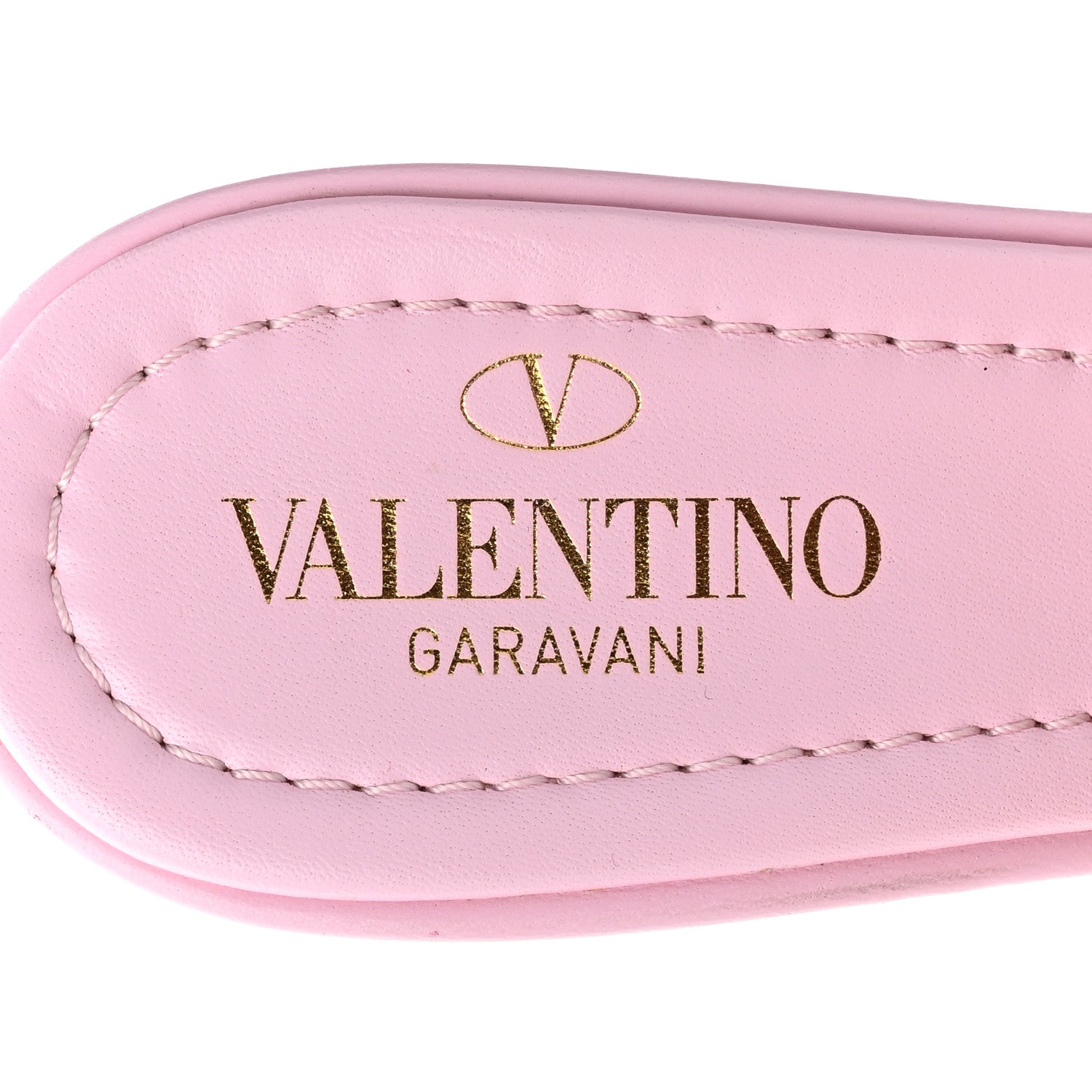 Valentino Garavani VALENTINO GARAVANI Nappa Quilted Roman Stud 65mm Slide Sandals 37 Giacinto 7 of 8