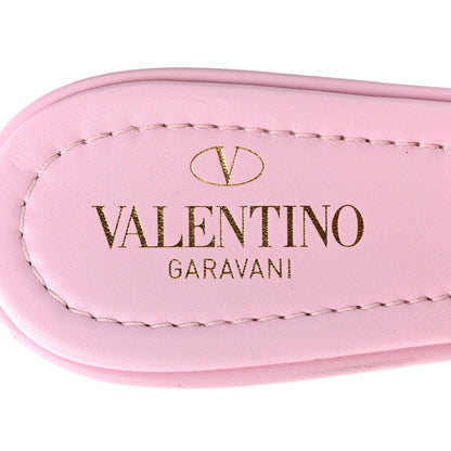 Valentino Garavani VALENTINO GARAVANI Nappa Quilted Roman Stud 65mm Slide Sandals 37 Giacinto 7 of 8