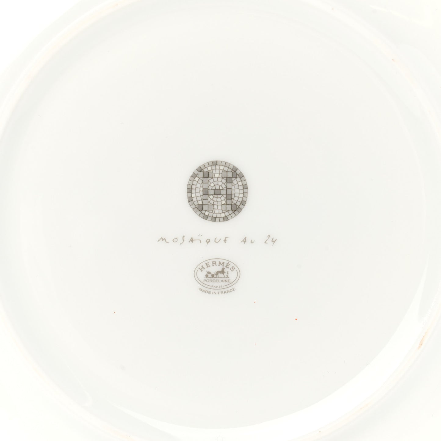 Porcelain Mosaique au 24 Platine Dessert Plate 8.3