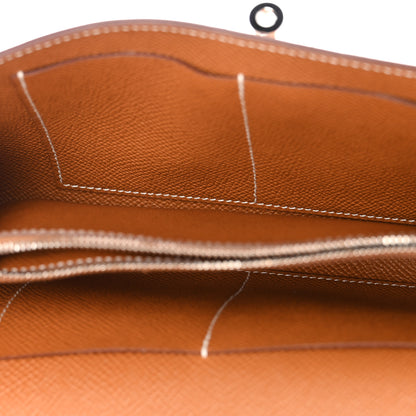 Hermes Epsom Kelly Wallet To Go Gold 5 of 10